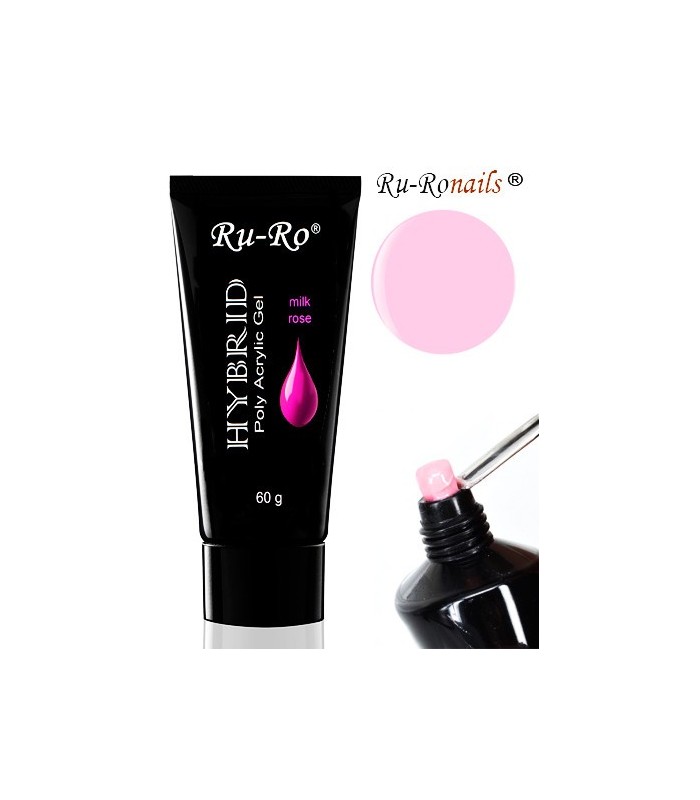 HYBRID POLY ACRYLIC GEL  -  MILK ROSE   60 g