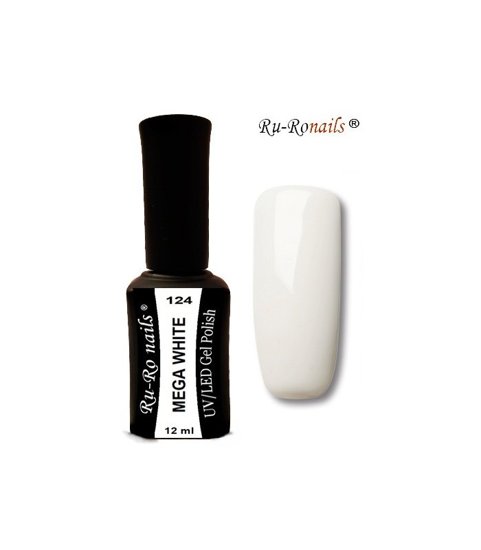 RUBBER GEL POLISH -MEGA WHITE 124