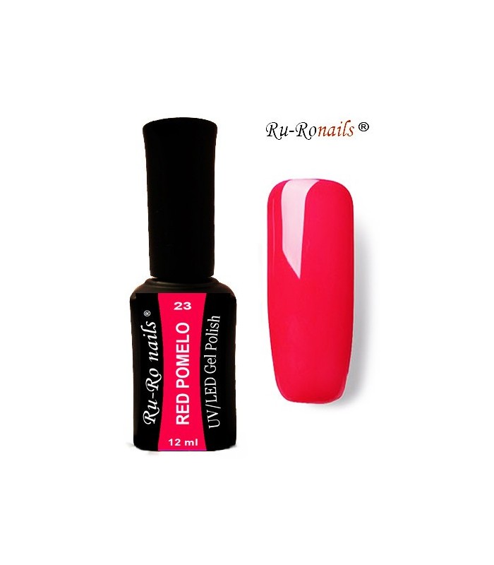 RUBBER GEL POLISH -RED POMELO 23