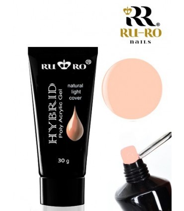 HYBRID POLY ACRYLIC GEL  -  NATURAL LIGHT COVER  30 g