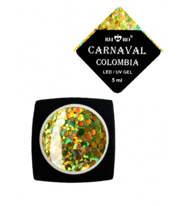 CARNAVAL COLOMBIA GEL COLOR 5ml. CARNAVAL COLOMBIA GEL COLOR 5ml.