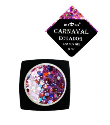 CARNAVAL ECUADOR GEL COLOR 5ml. CARNAVAL ECUADOR GEL COLOR 5ml.