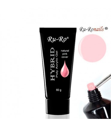 POLY GEL / ACRYL GEL  -  NATURAL PINK COVER  60 g