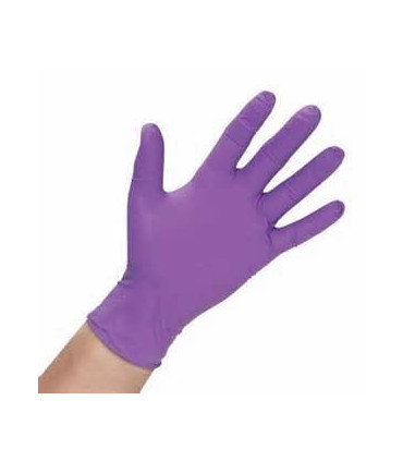 GUANTES NITRILO VIOLETA - talla M (7-8)