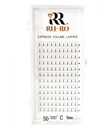 EXTENSIONES DE PESTAÑAS 5D "VOLUMEN EXPRESSS"  (C - 0,07  9mm.)