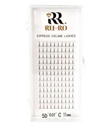 EXTENSIONES DE PESTAÑAS 5D "VOLUMEN EXPRESSS"  (C - 0,07  11mm.)