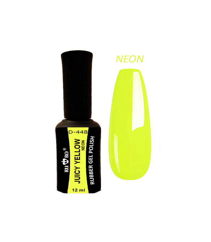 ESMALTE PERMANENTE NEON - D448 JUICY YELLOW