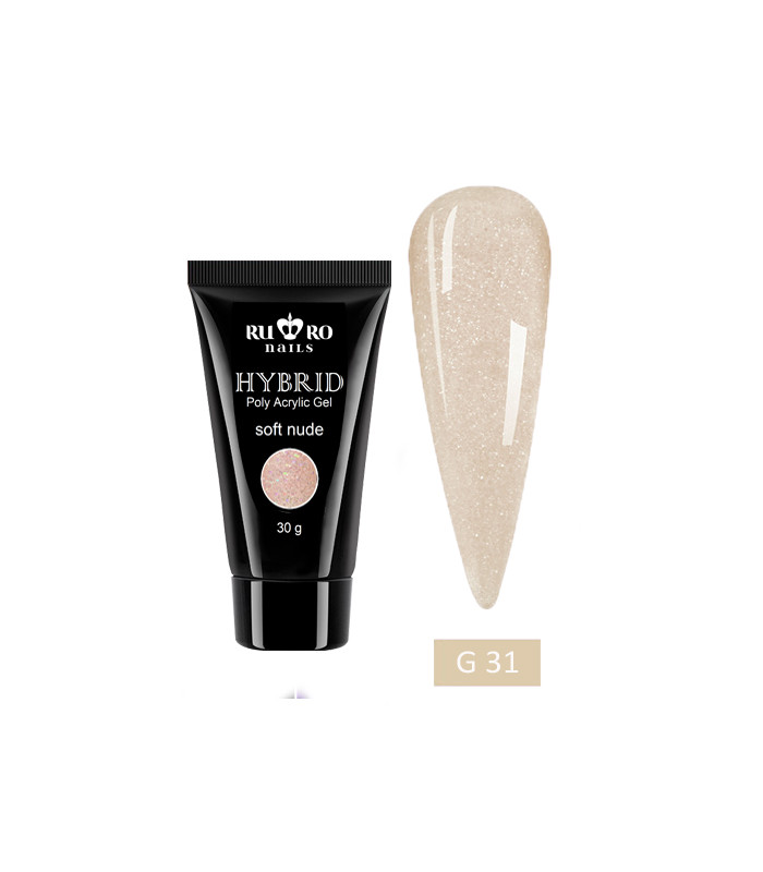 POLY GEL - SOFT NUDE 30g.