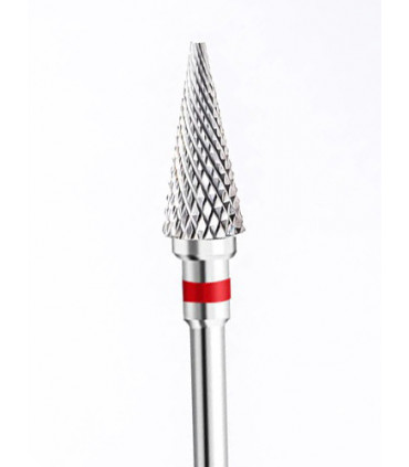 FRESA CONICA DE CARBURO DE TUNGSTENO - ROJO FRESA CONICA DE CARBURO DE TUNGSTENO - ROJO