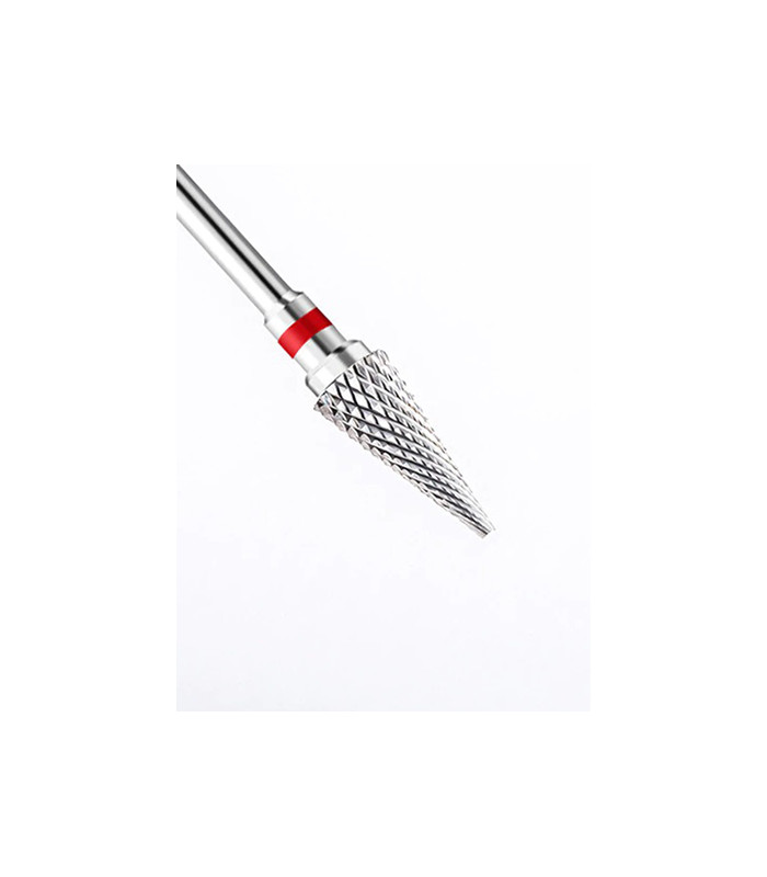 FRESA CONICA DE CARBURO DE TUNGSTENO - ROJO
