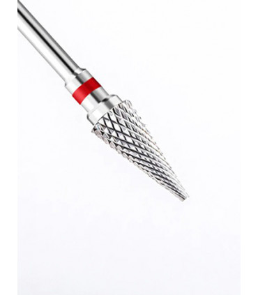 FRESA CONICA DE CARBURO DE TUNGSTENO - ROJO
