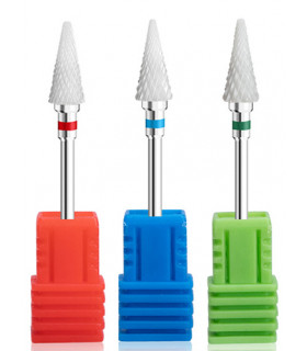 FRESA CONICA DE CERAMICA - VERDE 2