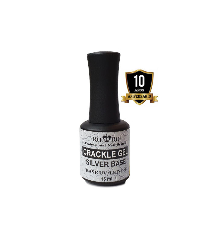 BASE GEL CRACKLE - SILVER BASE 15ml.