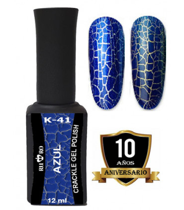 ESMALTE CRACKLE - AZUL K-41