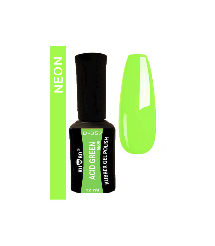 ESMALTE PERMANENTE NEON - ACID GREEN D-357