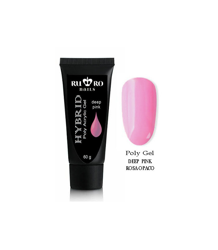 POLY GEL / ACRYL GEL  -  DEEP PINK 60 g