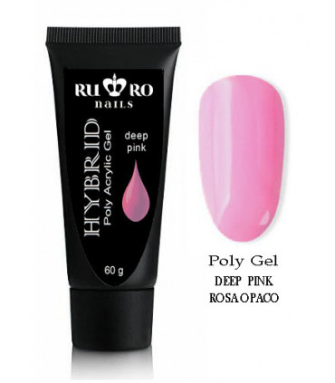 POLY GEL / ACRYL GEL  -  DEEP PINK 60 g