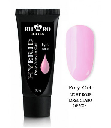 POLY GEL / ACRYL GEL  -  LIGHT ROSE 60 g
