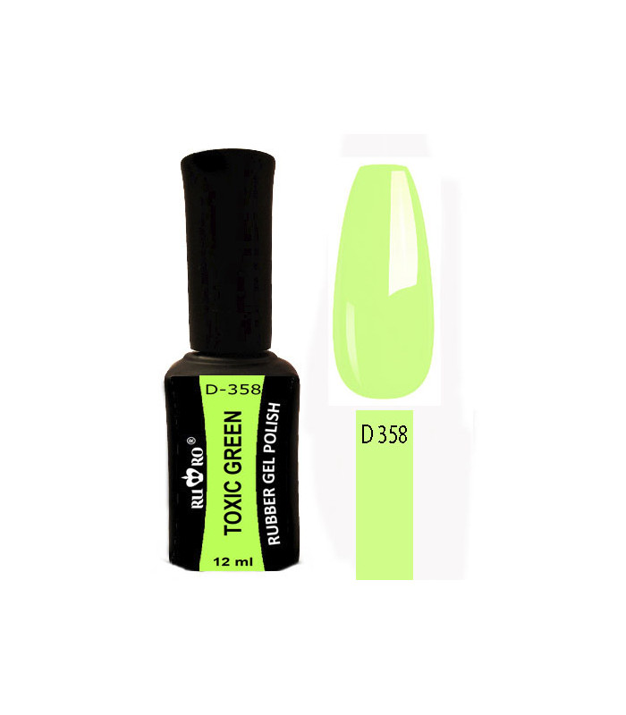 ESMALTE PERMANENTE - TOXIC GREEN D-358