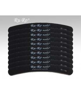 LIMAS UÑAS ARTIFICIALES - Banana Black  80/180 - Set 10ud. 2