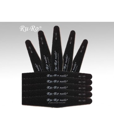 LIMAS UÑAS ARTIFICIALES - Diamond Black 80/120 - Set 10ud.