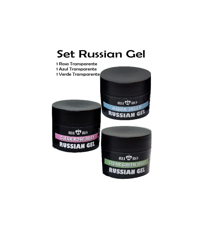 SET 3ud. GEL  JELLY 15 ml. - Nº2