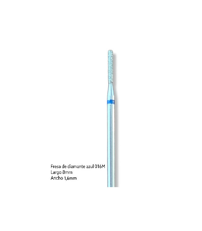 FRESA DE DIAMANTE - AZUL (recta 8mm x 1,6mm)
