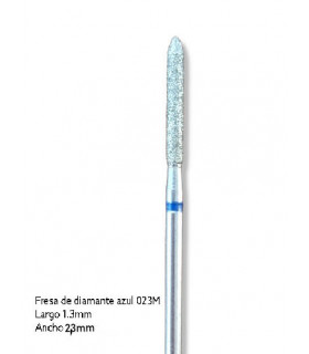 FRESA DE DIAMANTE - AZUL (recta 13mm x 2,3mm) 2