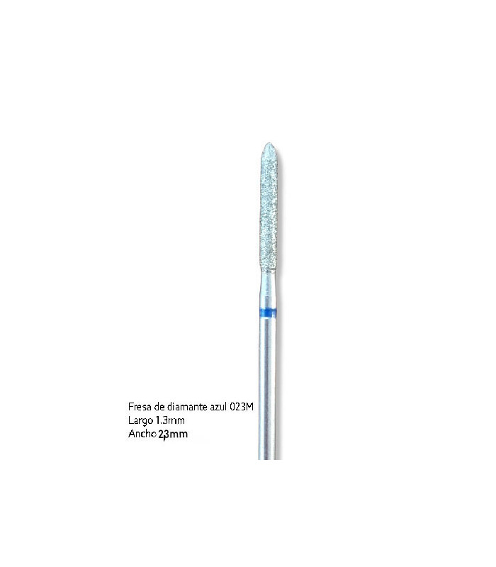 FRESA DE DIAMANTE - AZUL (recta 13mm x 2,3mm)