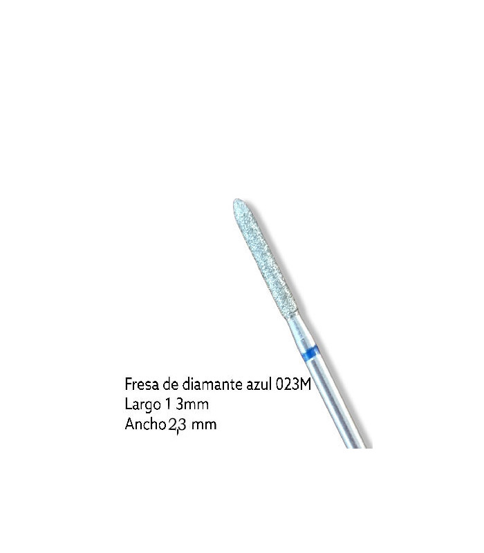 FRESA DE DIAMANTE - AZUL (recta 13mm x 2,3mm)
