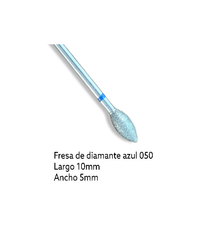 FRESA DE DIAMANTE - AZUL (llama 10mm x 5mm)