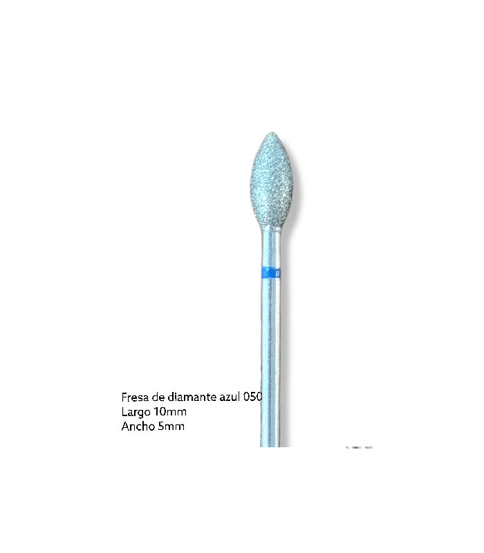 FRESA DE DIAMANTE - AZUL (llama 10mm x 5mm)
