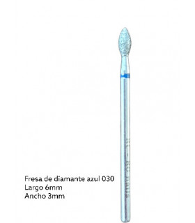 FRESA DE DIAMANTE - AZUL (llama 6mm x 3mm) 2