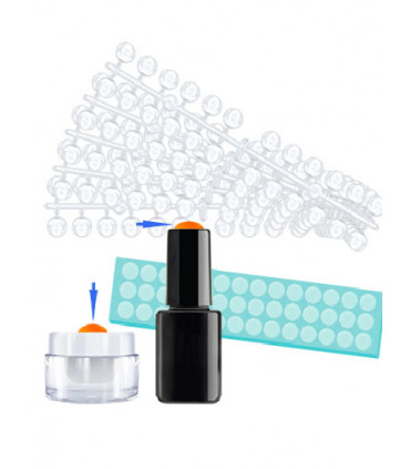 MOSTRARIO ADHESIVO para TAPÓN ESMALTE