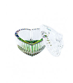 VASITO DE CRISTAL CORAZÓN CON TAPA 2