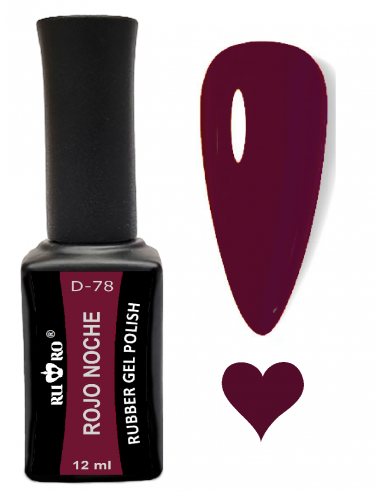 ESMALTE PERMANENTE - ROJO NOCHE D-78