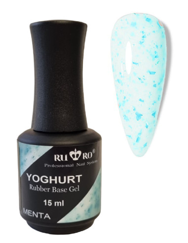 YOGHURT RUBBER BASE - MENTA 15ml.