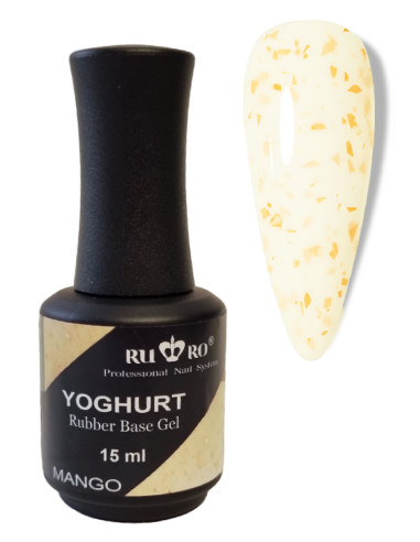 YOGHURT RUBBER BASE - MANGO 15ml.