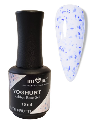 YOGHURT RUBBER BASE - TUTTI FRUTTI 15ml.