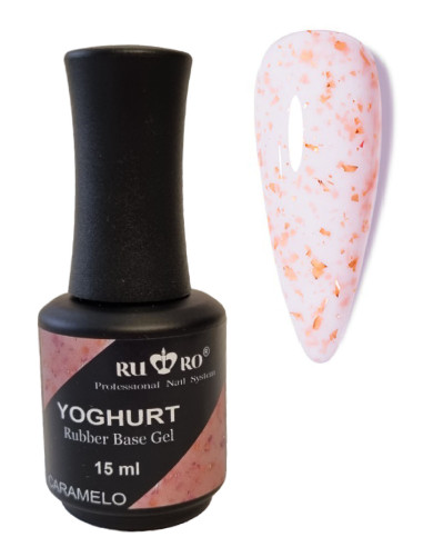 YOGHURT RUBBER BASE - CARAMELO 15ml.