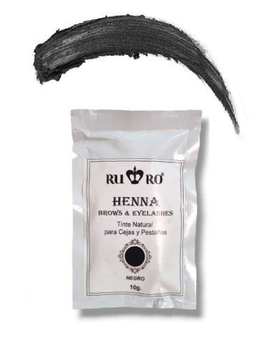 HENNA CEJAS Y PESTAÑAS - NEGRO 10g.