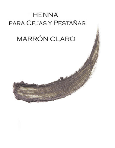 HENNA CEJAS Y PESTAÑAS - MARRÓN CLARO 10g.