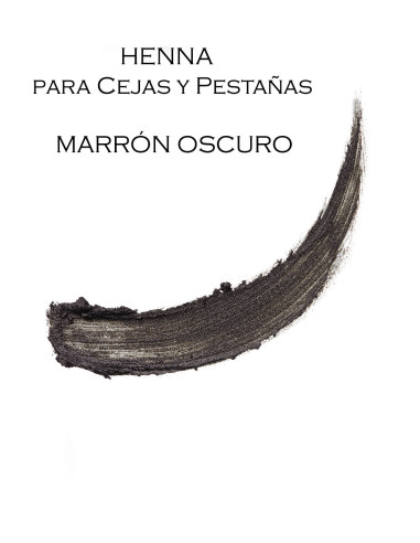 HENNA CEJAS Y PESTAÑAS - MARRÓN OSCURO 10g.