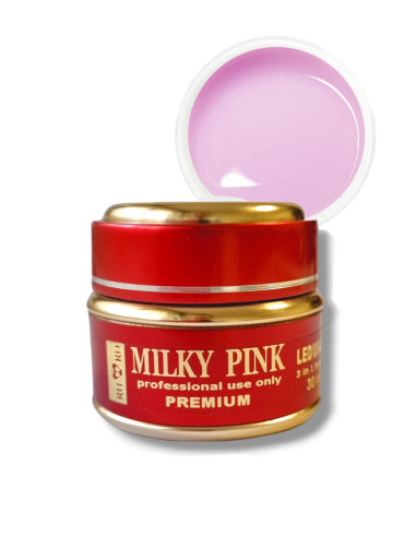 GEL ROSA LECHOSA - MILKY PINK  30 ml.