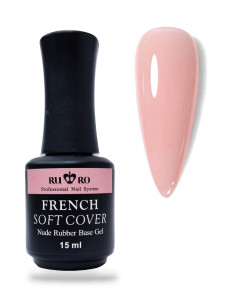 FRENCH RUBBER BASE - FRENCH SOFT COVER 15ml. 2