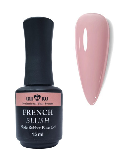 FRENCH RUBBER BASE - FRENCH BLUSH 15ml.