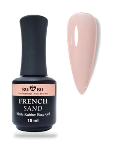 FRENCH RUBBER BASE - FRENCH SAND 15ml. 2