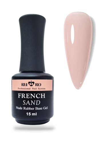 FRENCH RUBBER BASE - FRENCH SAND 15ml.