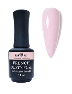 FRENCH RUBBER BASE - FRENCH DUSTY ROSE 15ml. 2