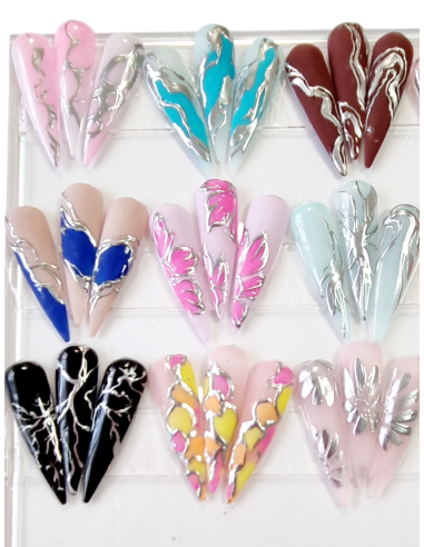 PINTURA GEL - METAL LIQUIDO  5ml. PLATA